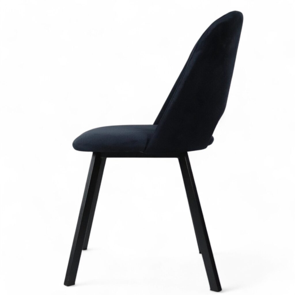 krzesło tapicerowane na metalowych nogach K4