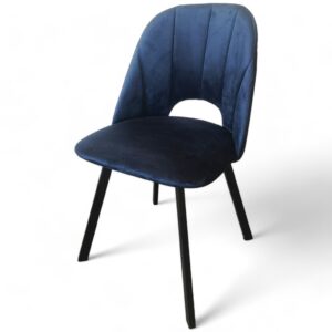 Krzesło tapicerowane MAJA na metalowych nogach