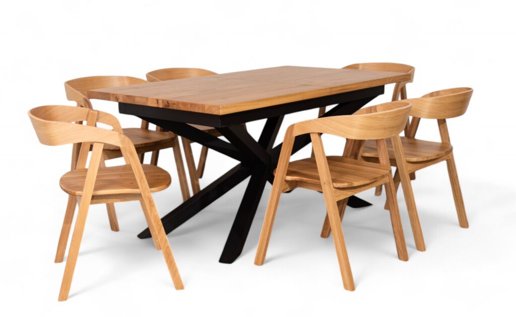 Stół dębowy s12 160/240 pająk