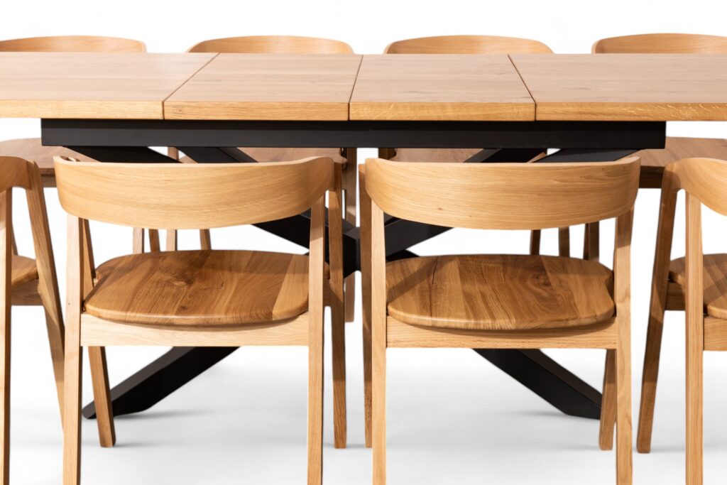 Stół dębowy s12 160/240 pająk