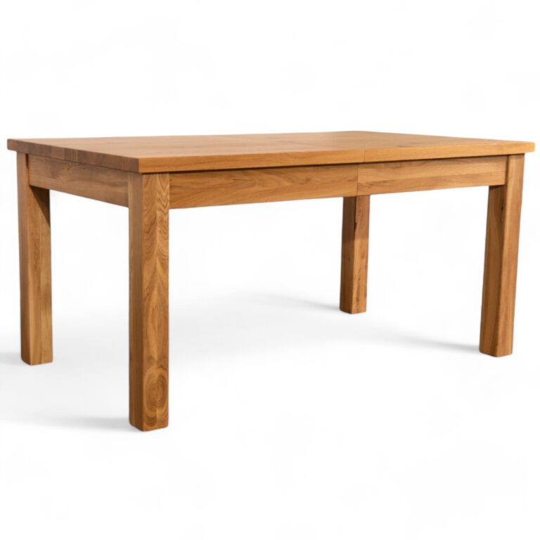 Stół dębowy na drewnianych nogach lity stół dębowy