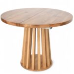 Okrągły stół rozkładany 120/210 cm Lamele S20