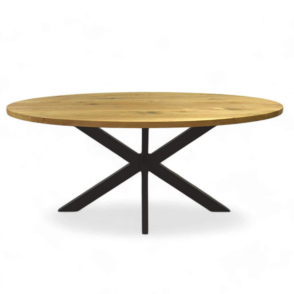 Stół dębowy owalny blat