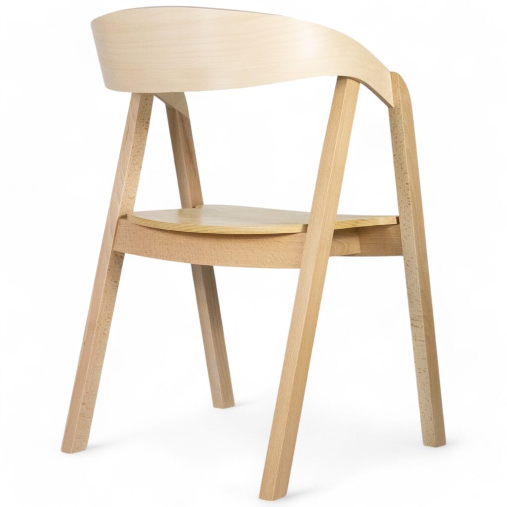 drewniane krzesło bukowe