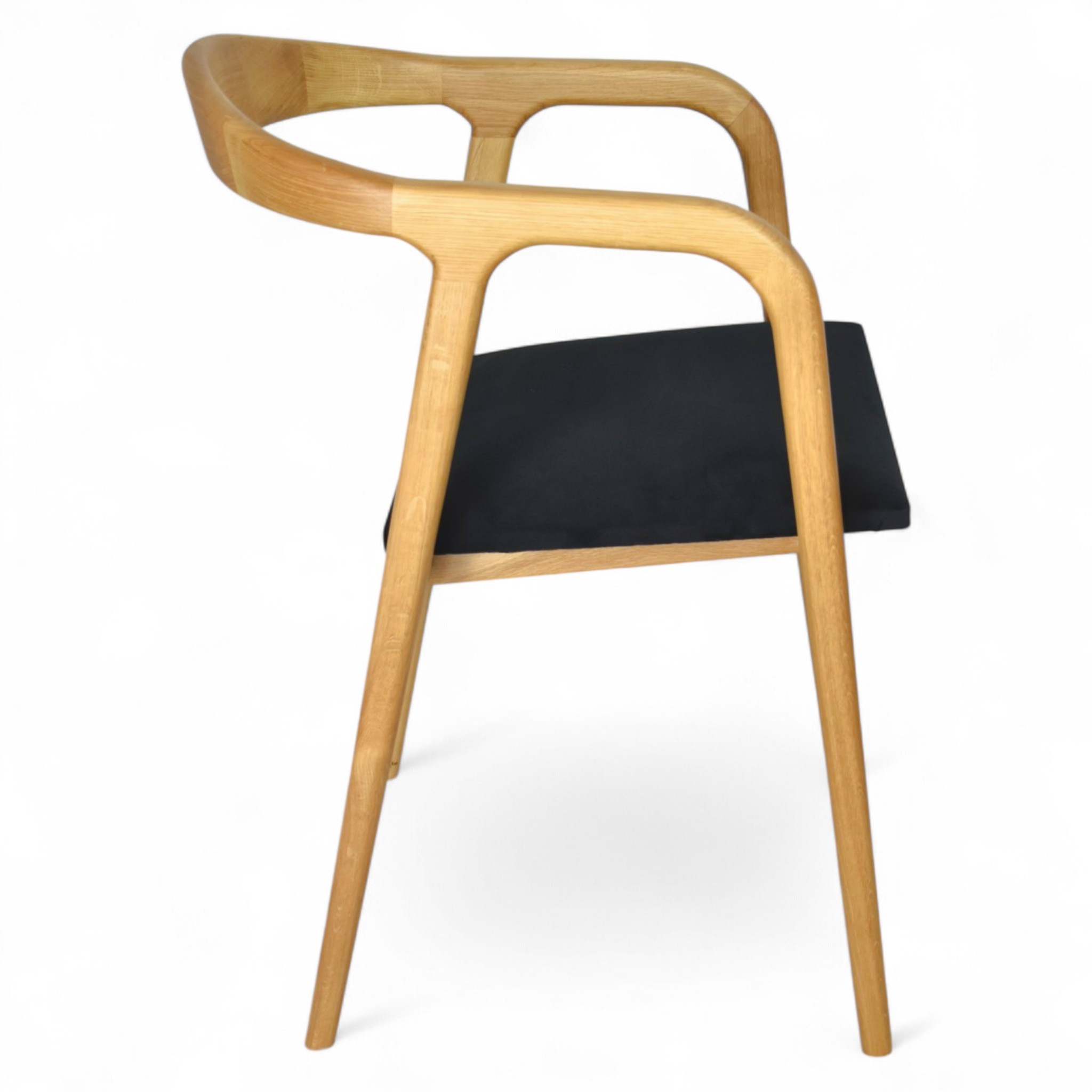 Krzesło dębowe zaokrąglone K22