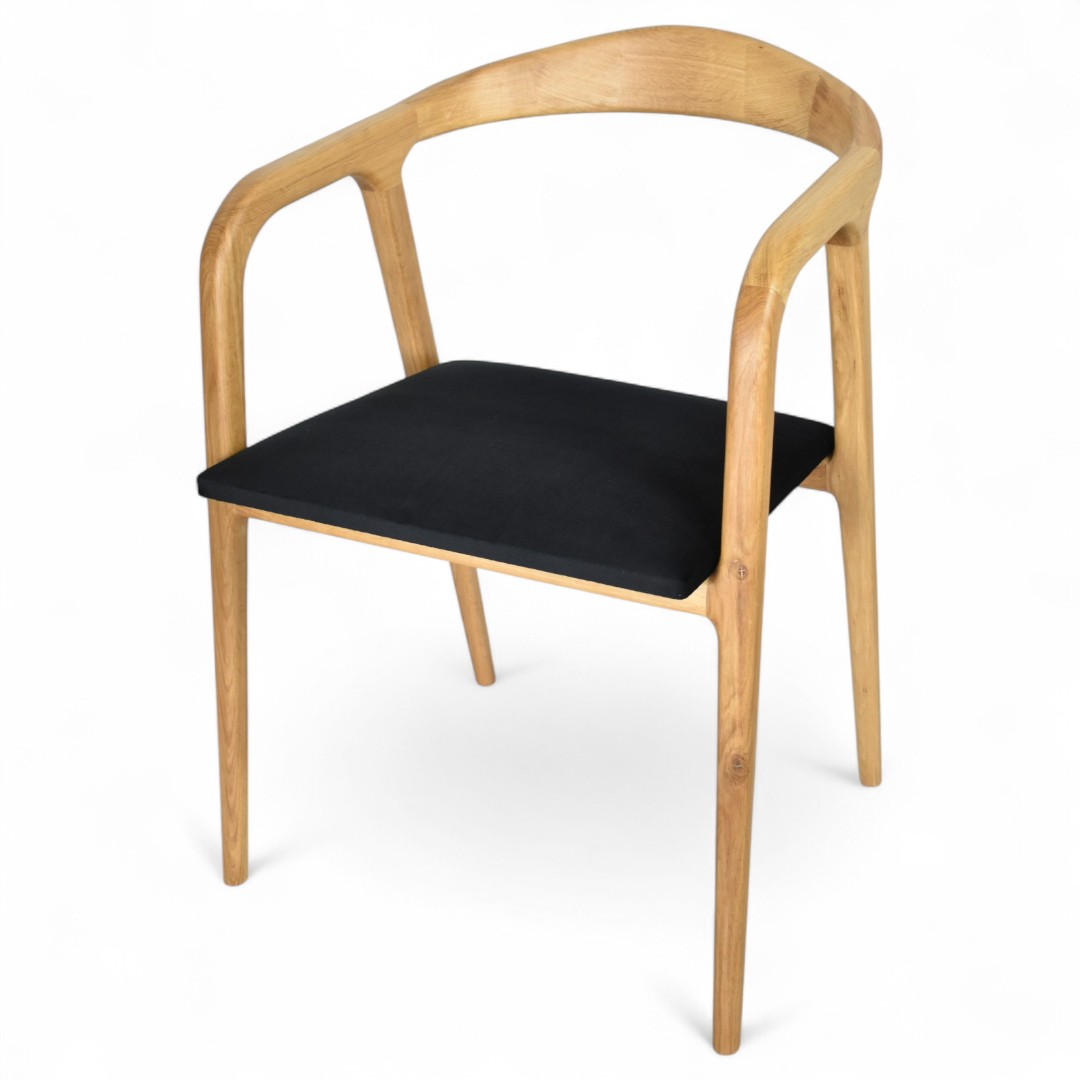 Krzesło dębowe zaokrąglone K22