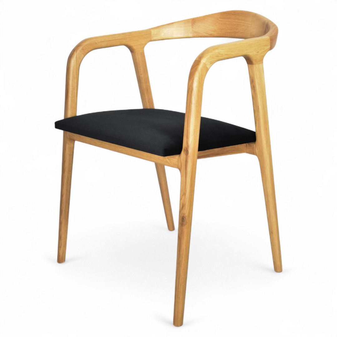 Krzesło dębowe zaokrąglone K22