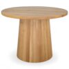 Stół dębowy okrągły na jednej nodze S24