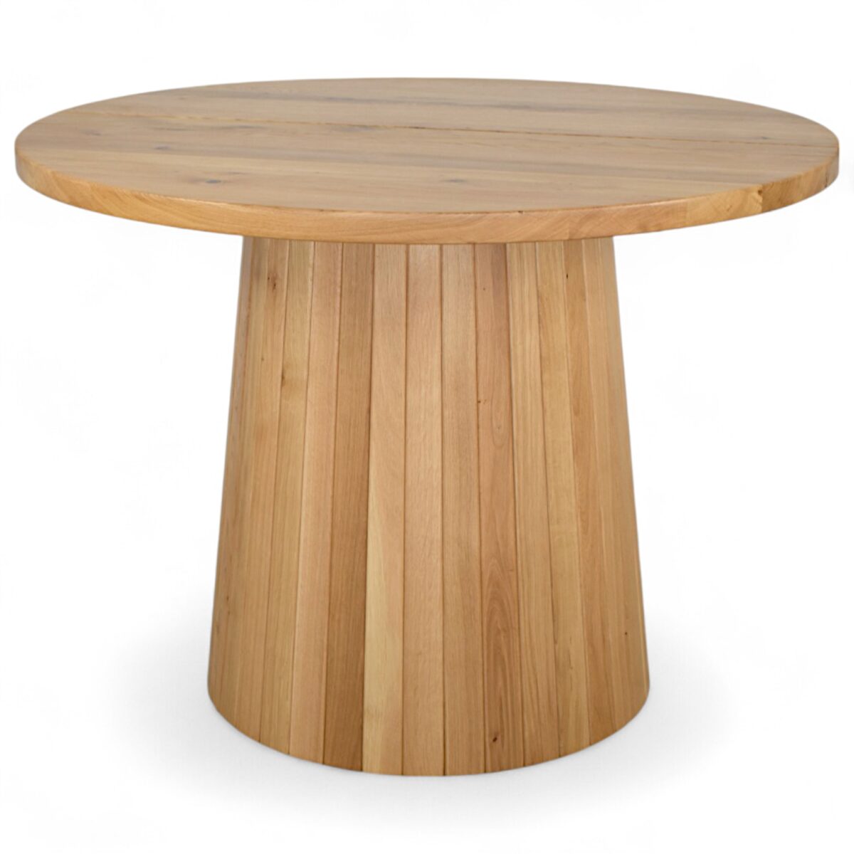 Stół dębowy okrągły na jednej nodze S24