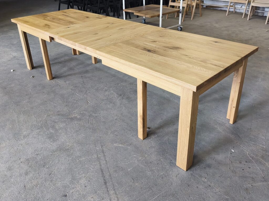 Stół dębowy 200x90 z wkładkami Stół dębowy 200x90 z wkładkami