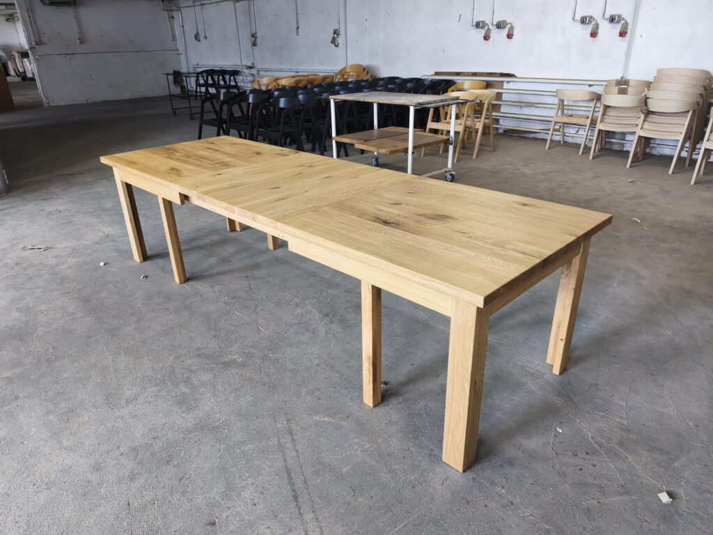 Stół dębowy 200x90 z wkładkami Stół dębowy 200x90 z wkładkami