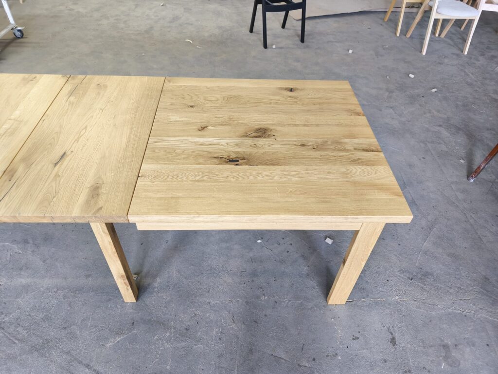 Stół dębowy 200x90 z wkładkami Stół dębowy 200x90 z wkładkami