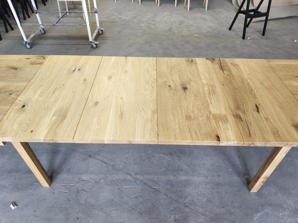 Stół dębowy 200x90 z wkładkami Stół dębowy 200x90 z wkładkami