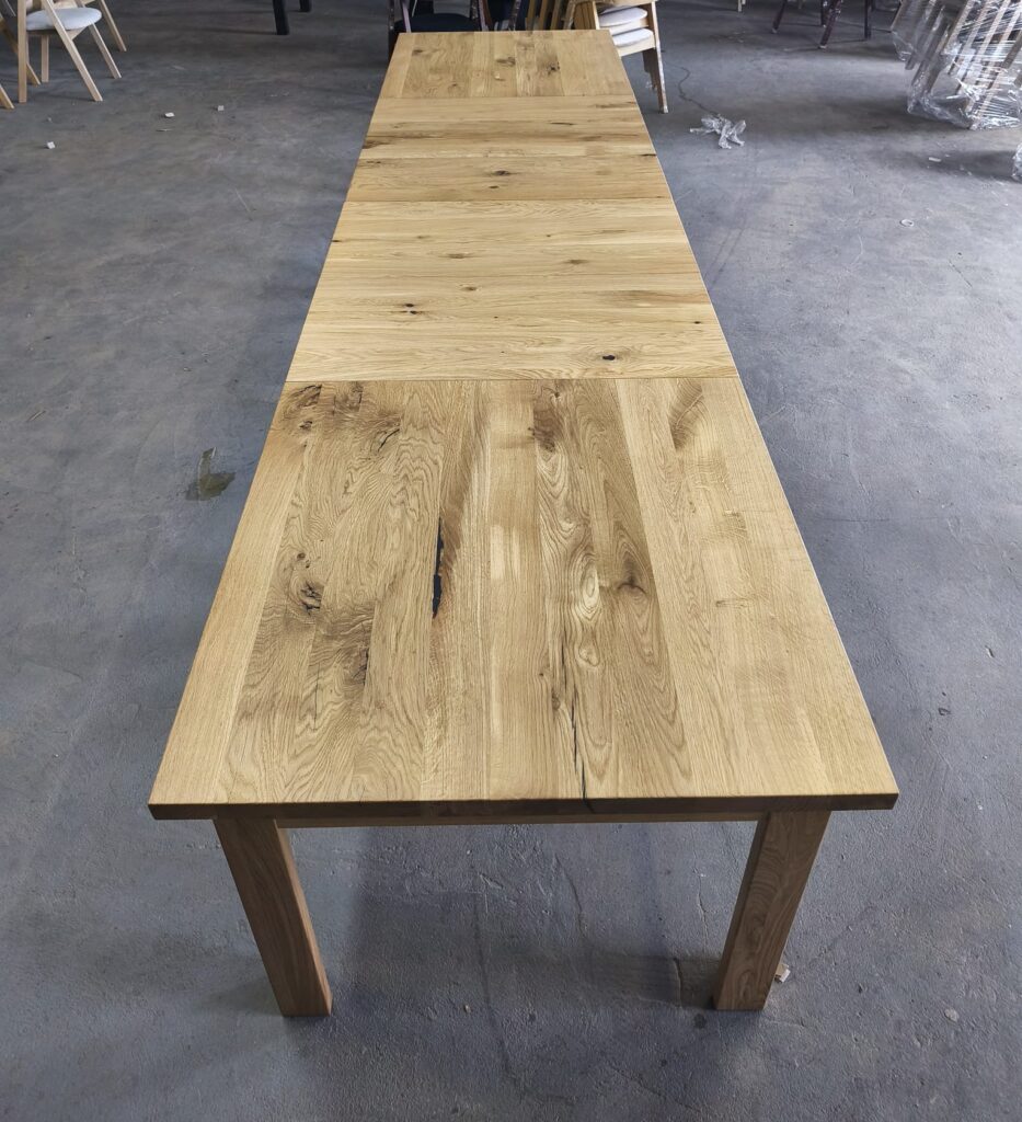 Stół dębowy 200x90 z wkładkami Stół dębowy 200x90 z wkładkami